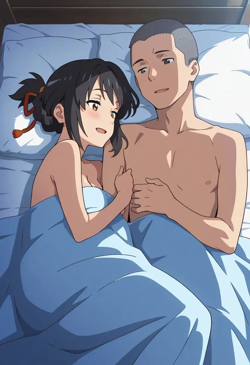 Mitsuha sex in the woods [AI generated] - page405