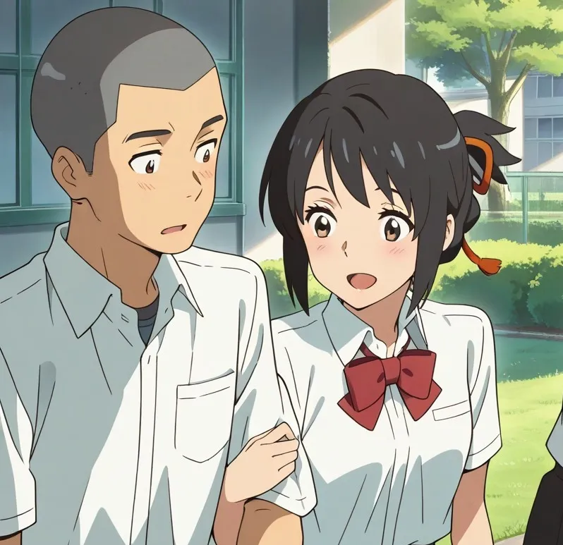 Mitsuha sex in the woods [AI generated] - page42