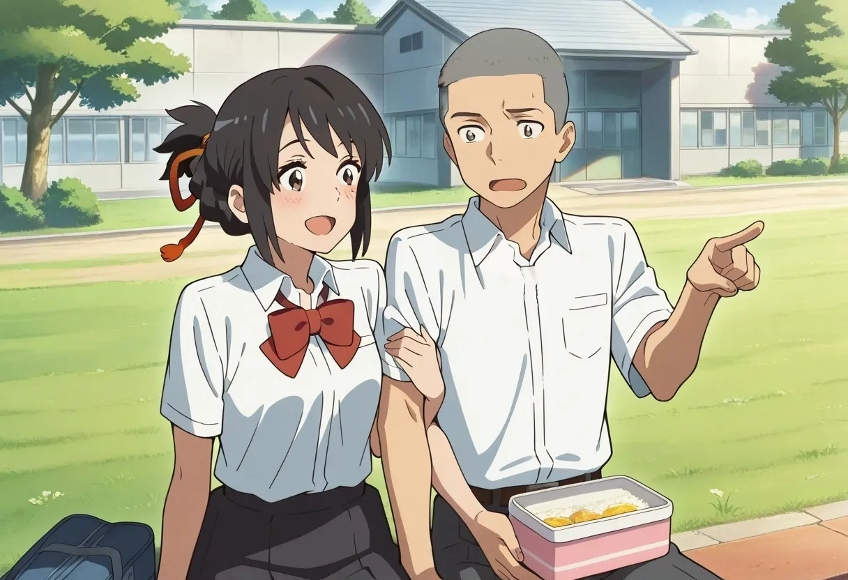 Mitsuha sex in the woods [AI generated] - page44