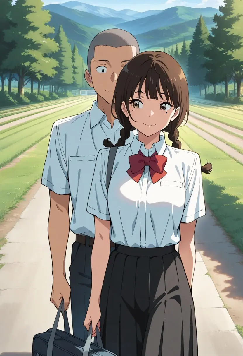 Mitsuha sex in the woods [AI generated] - page49