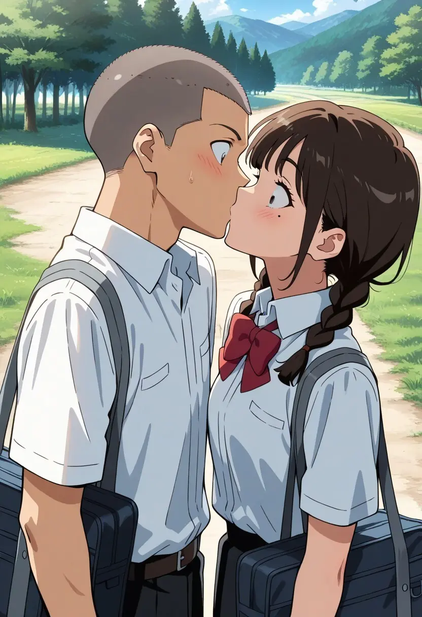 Mitsuha sex in the woods [AI generated] - page53