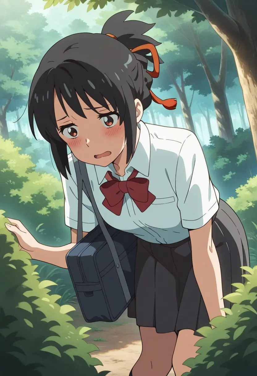 Mitsuha sex in the woods [AI generated] - page56