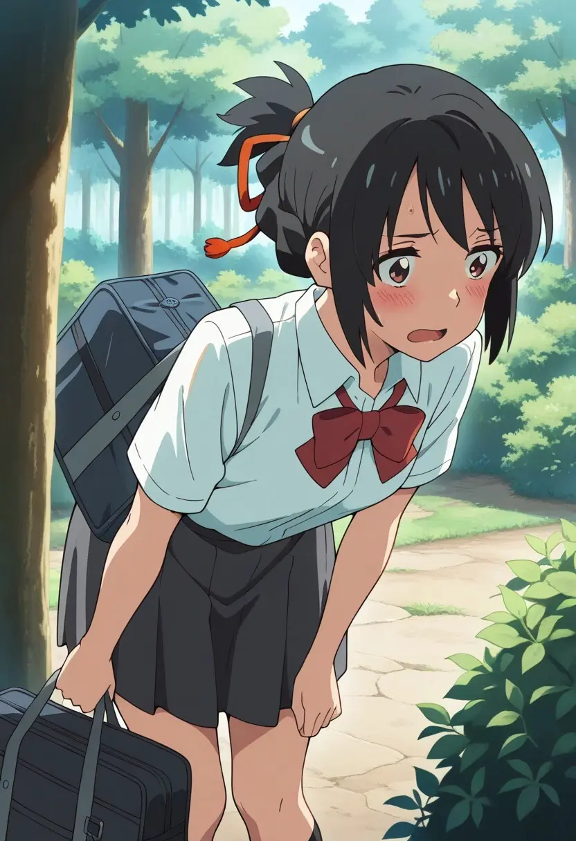 Mitsuha sex in the woods [AI generated] - page57