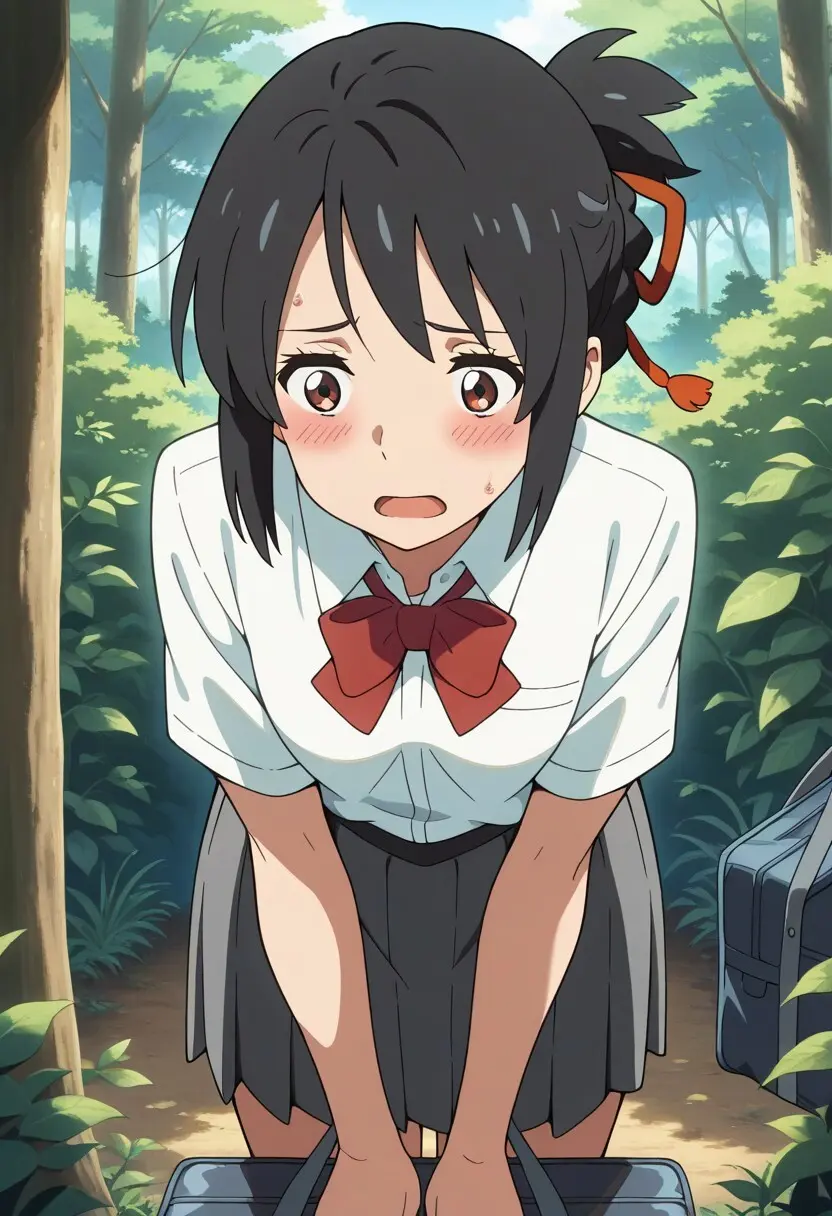 Mitsuha sex in the woods [AI generated] - page58