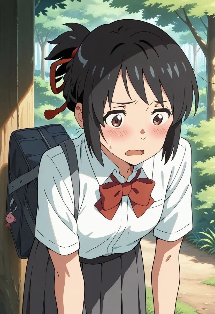 Mitsuha sex in the woods [AI generated] - page59