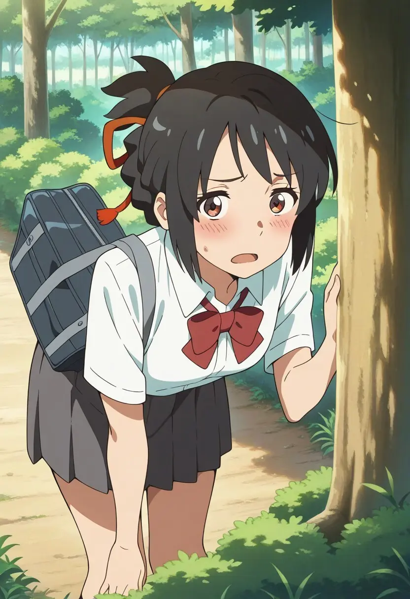 Mitsuha sex in the woods [AI generated] - page60