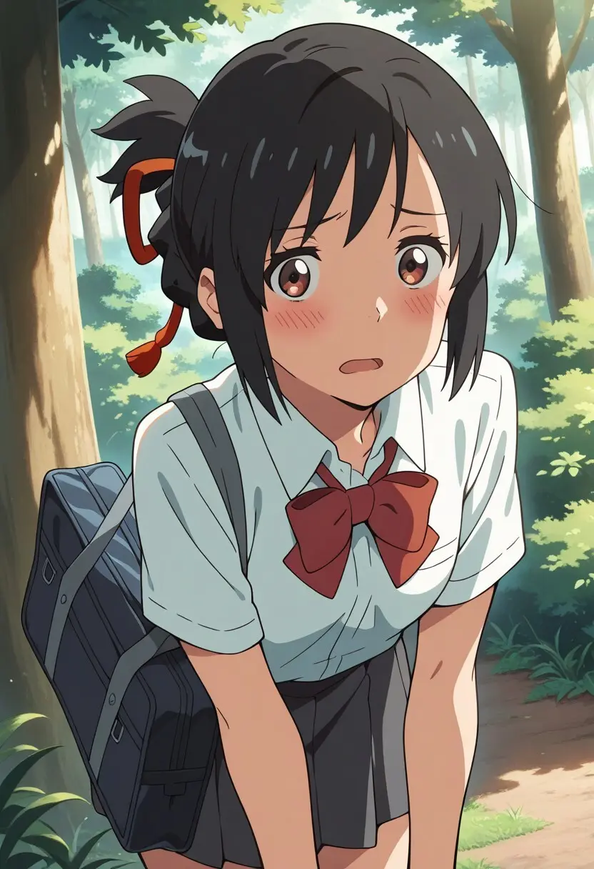 Mitsuha sex in the woods [AI generated] - page61