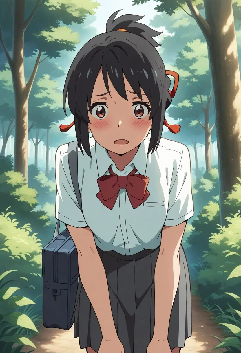 Mitsuha sex in the woods [AI generated] - page62