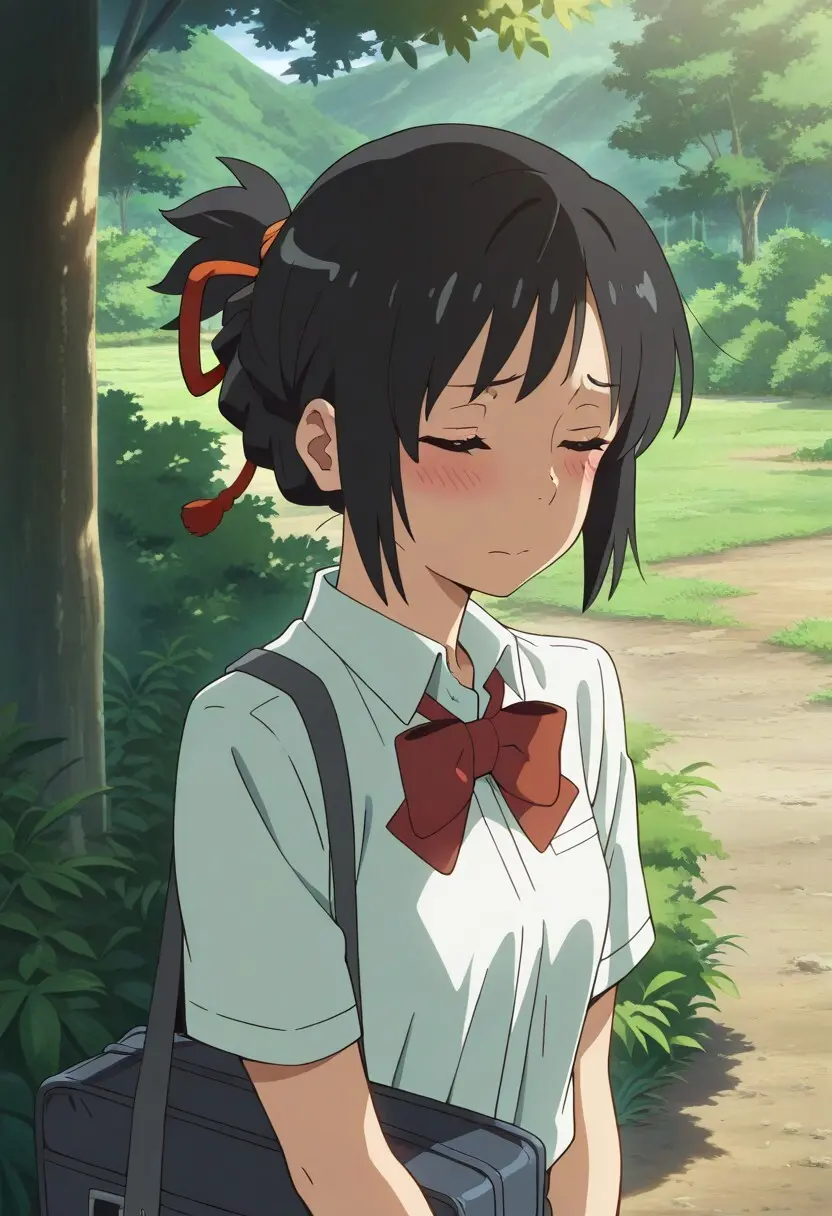 Mitsuha sex in the woods [AI generated] - page64