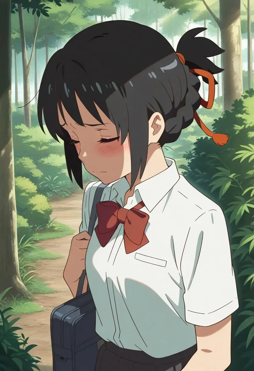 Mitsuha sex in the woods [AI generated] - page65