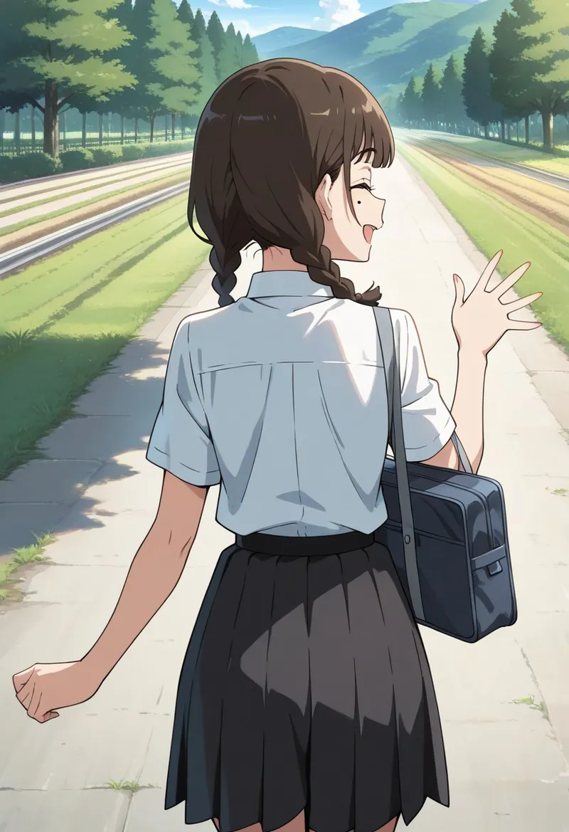 Mitsuha sex in the woods [AI generated] - page69