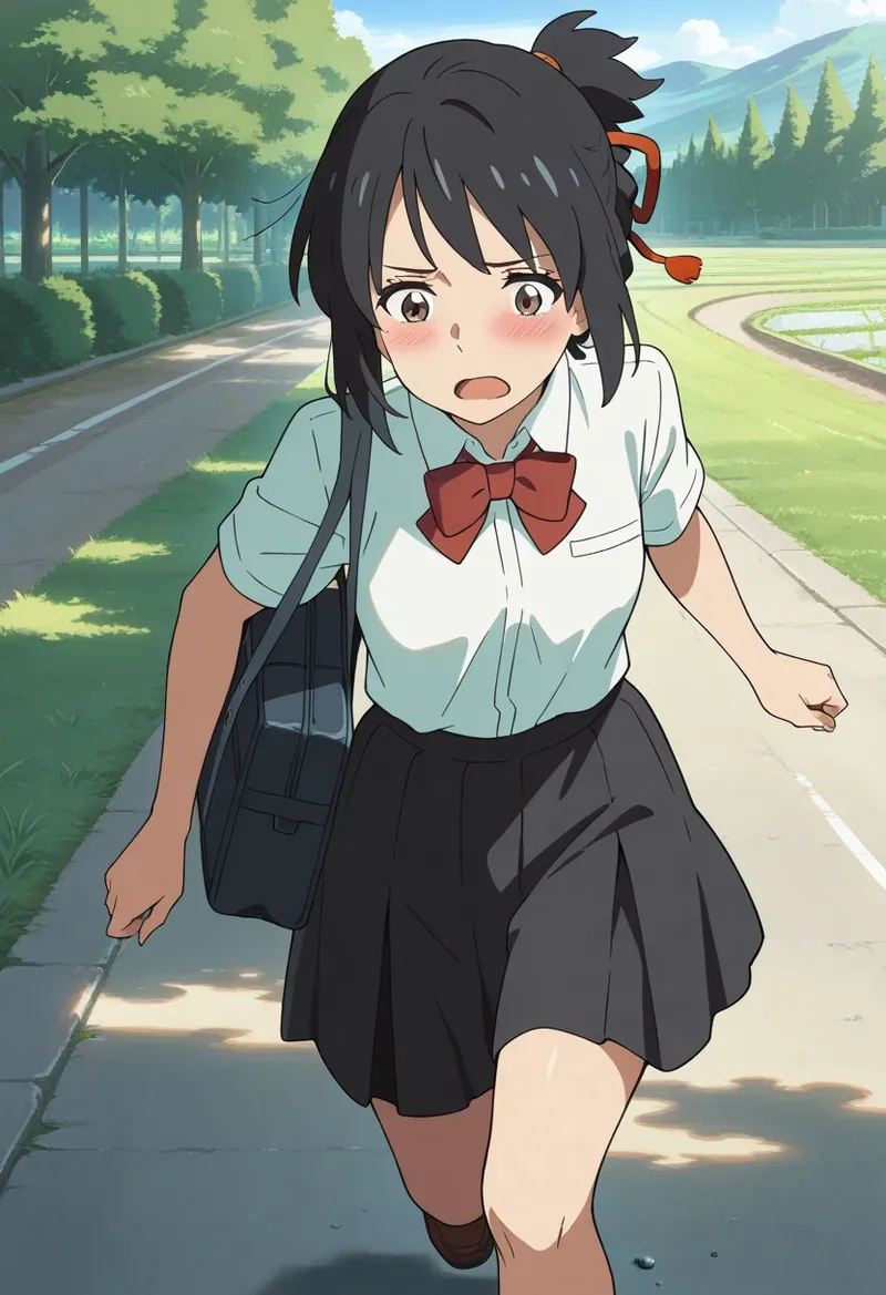 Mitsuha sex in the woods [AI generated] - page7