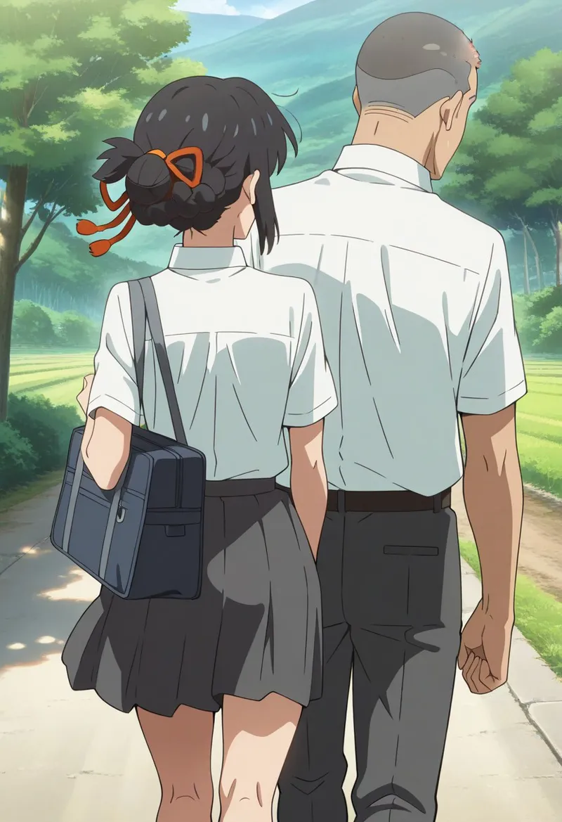 Mitsuha sex in the woods [AI generated] - page71