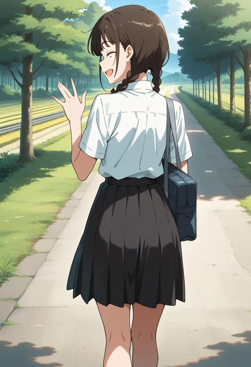 Mitsuha sex in the woods [AI generated] - page75
