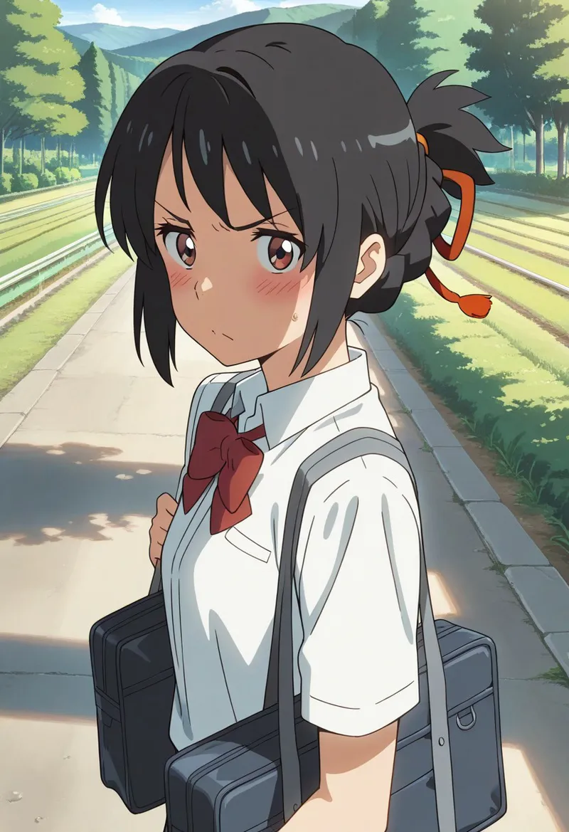 Mitsuha sex in the woods [AI generated] - page79