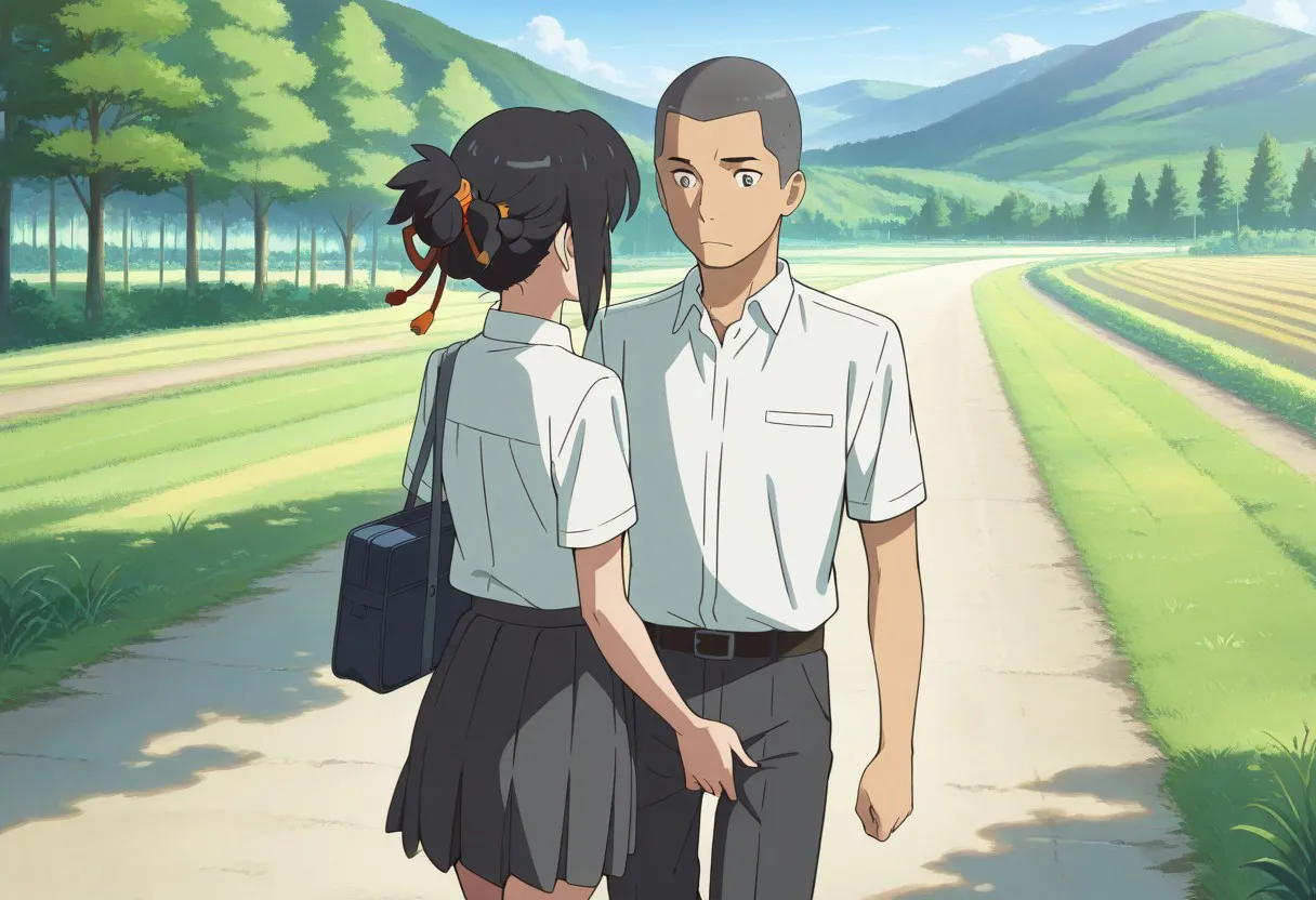 Mitsuha sex in the woods [AI generated] - page81