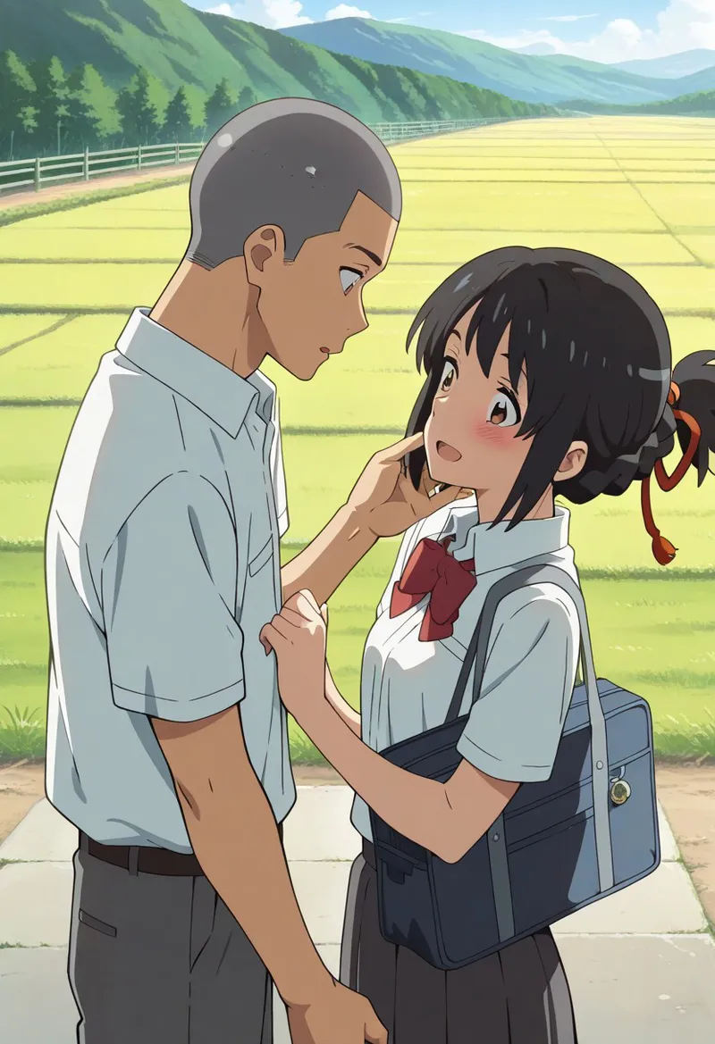 Mitsuha sex in the woods [AI generated] - page87