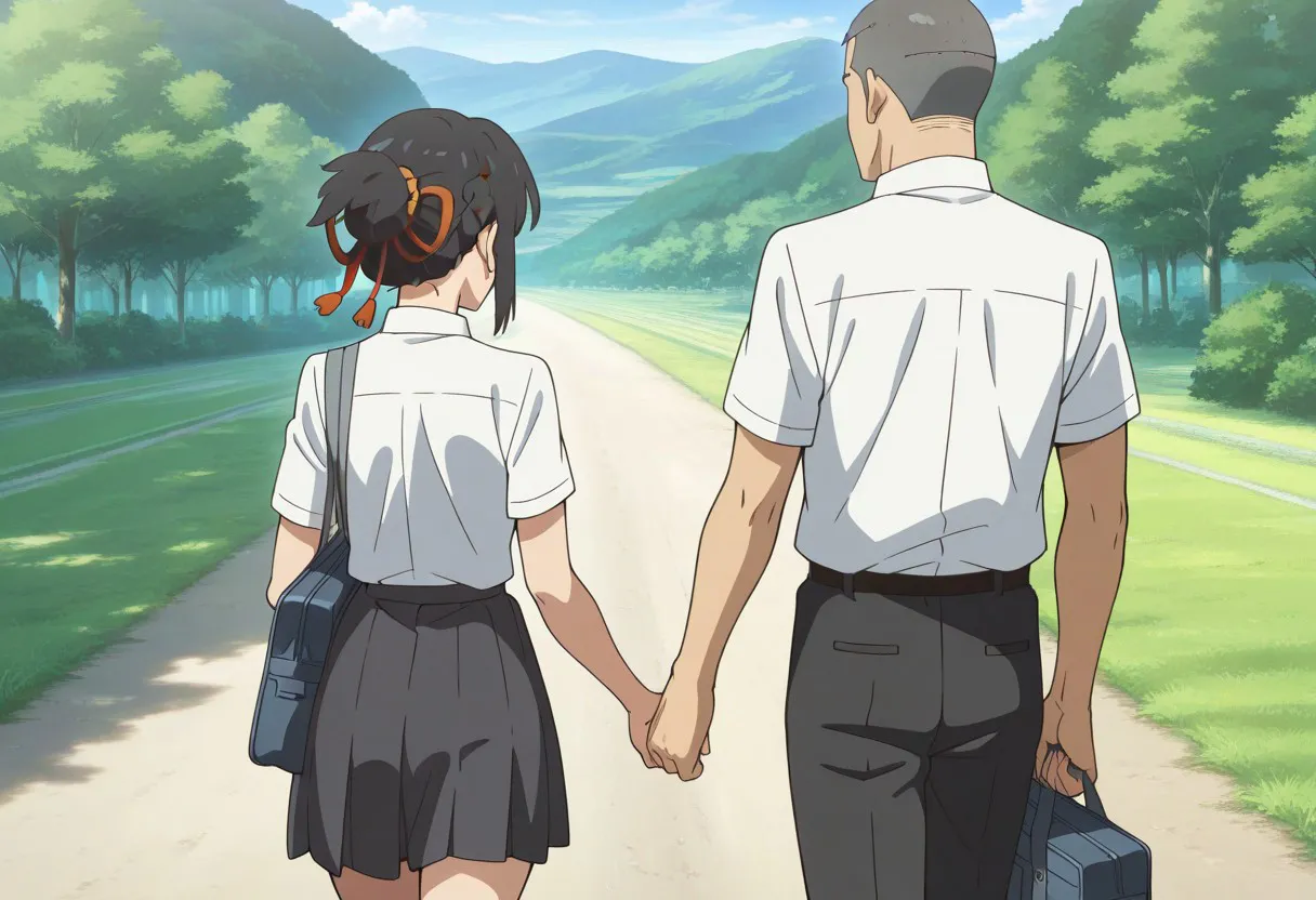 Mitsuha sex in the woods [AI generated] - page99