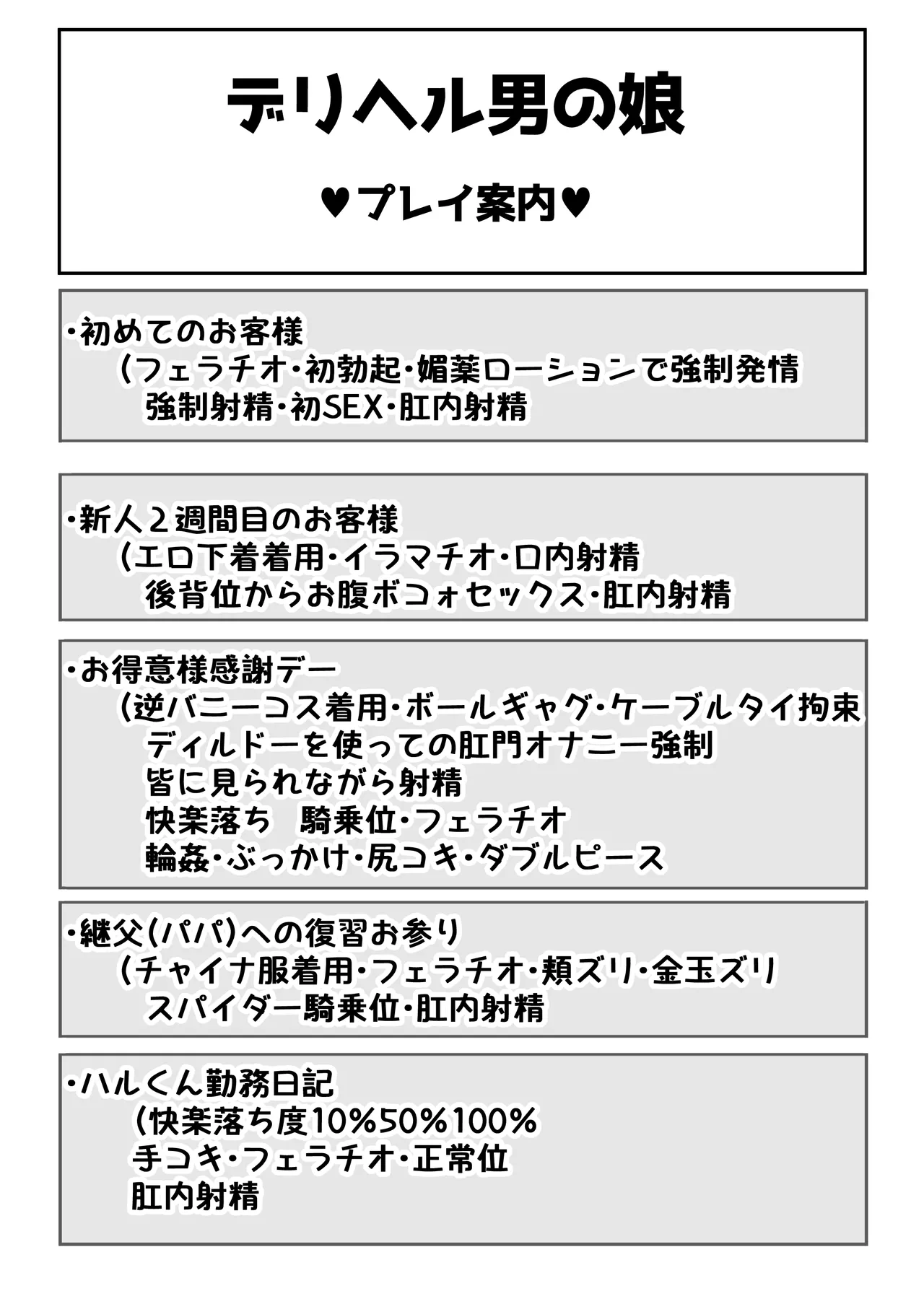 デリヘル男の娘レポート1.5ボクが男の娘になった理由 - page257