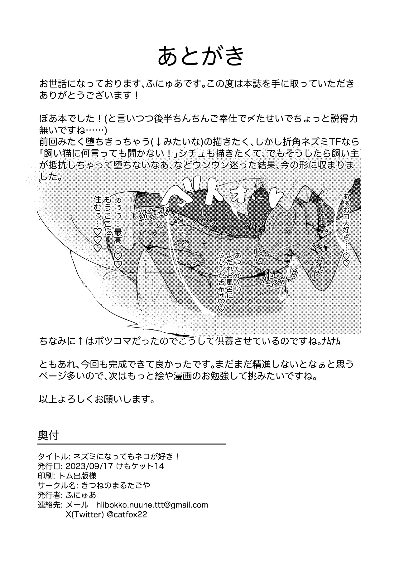 ネズミになってもネコが好き！ - page29