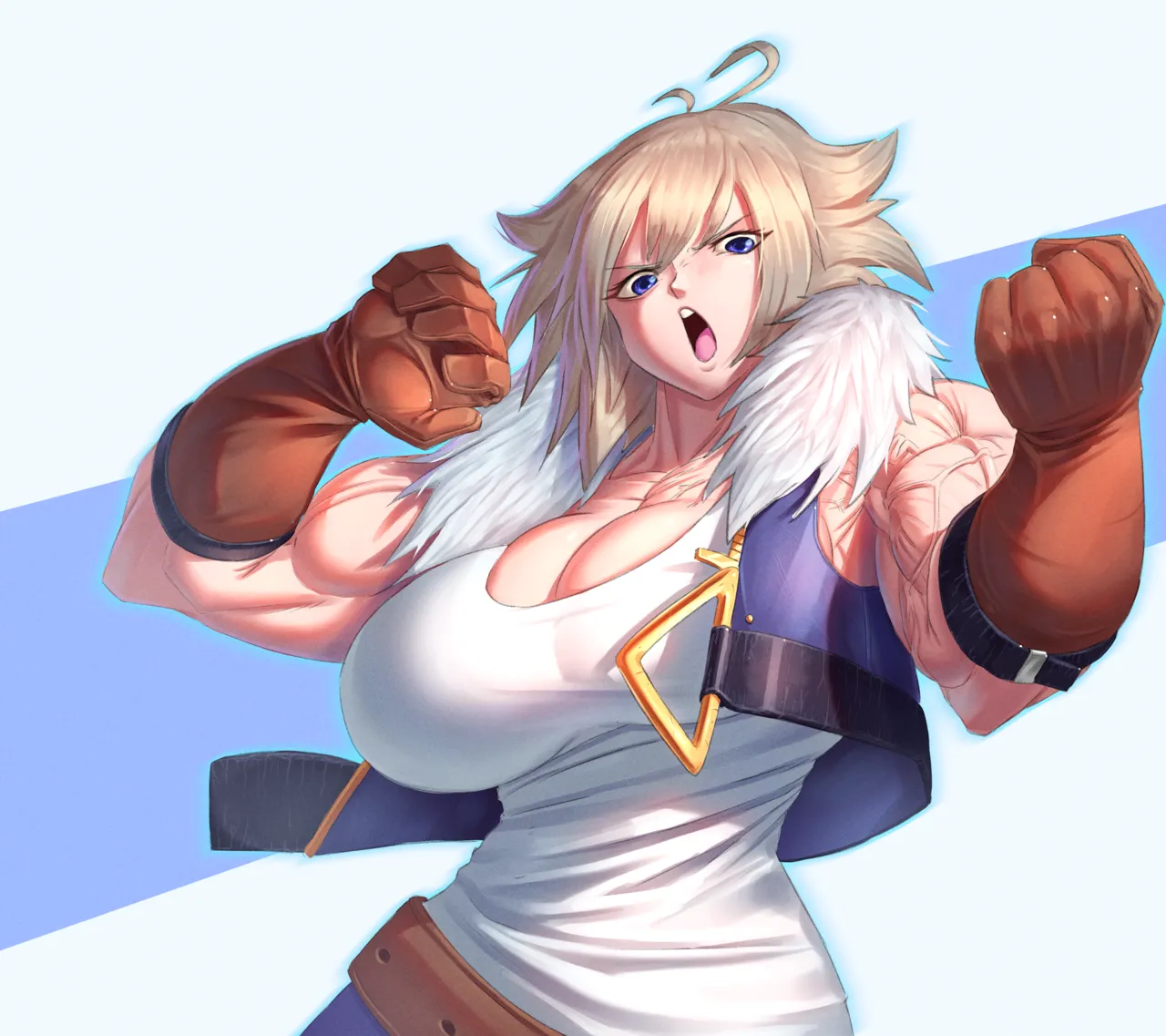 muscle girl art - page113