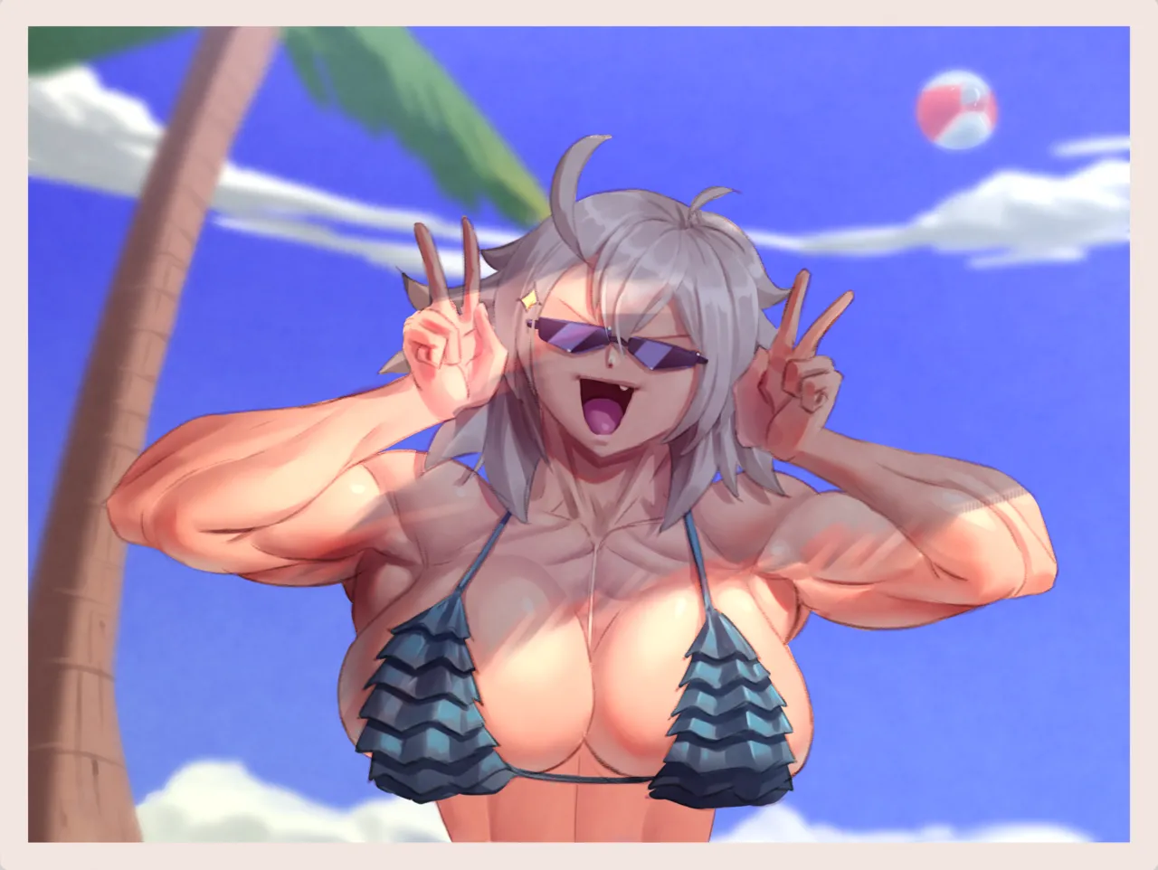 muscle girl art - page116