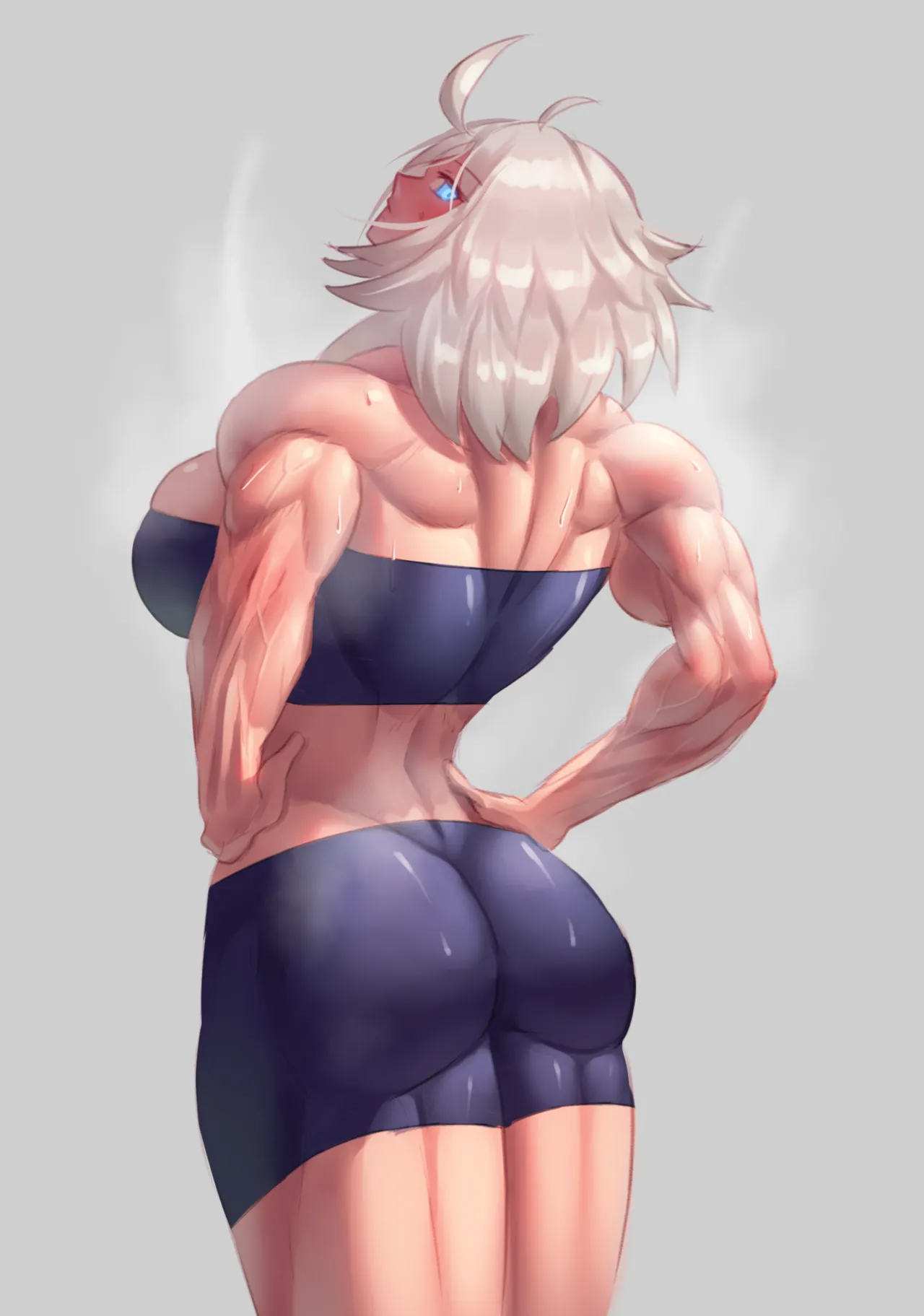 muscle girl art - page117