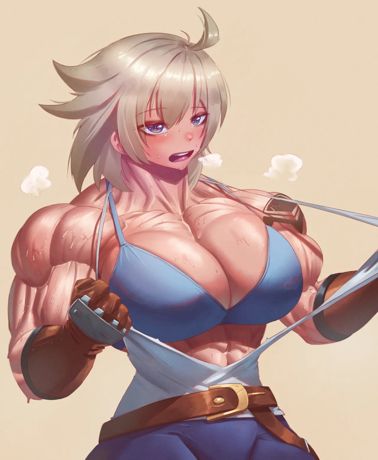 muscle girl art - page119