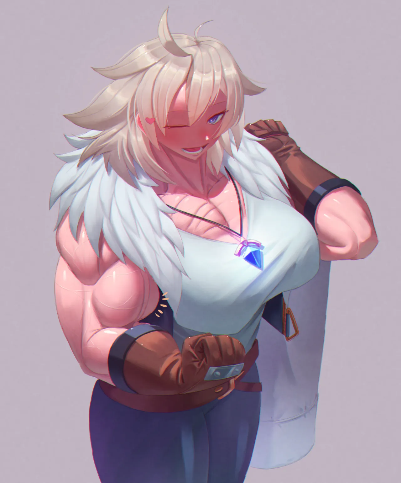muscle girl art - page124