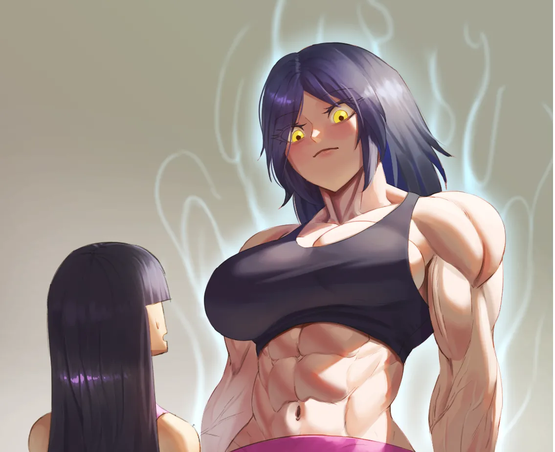 muscle girl art - page127