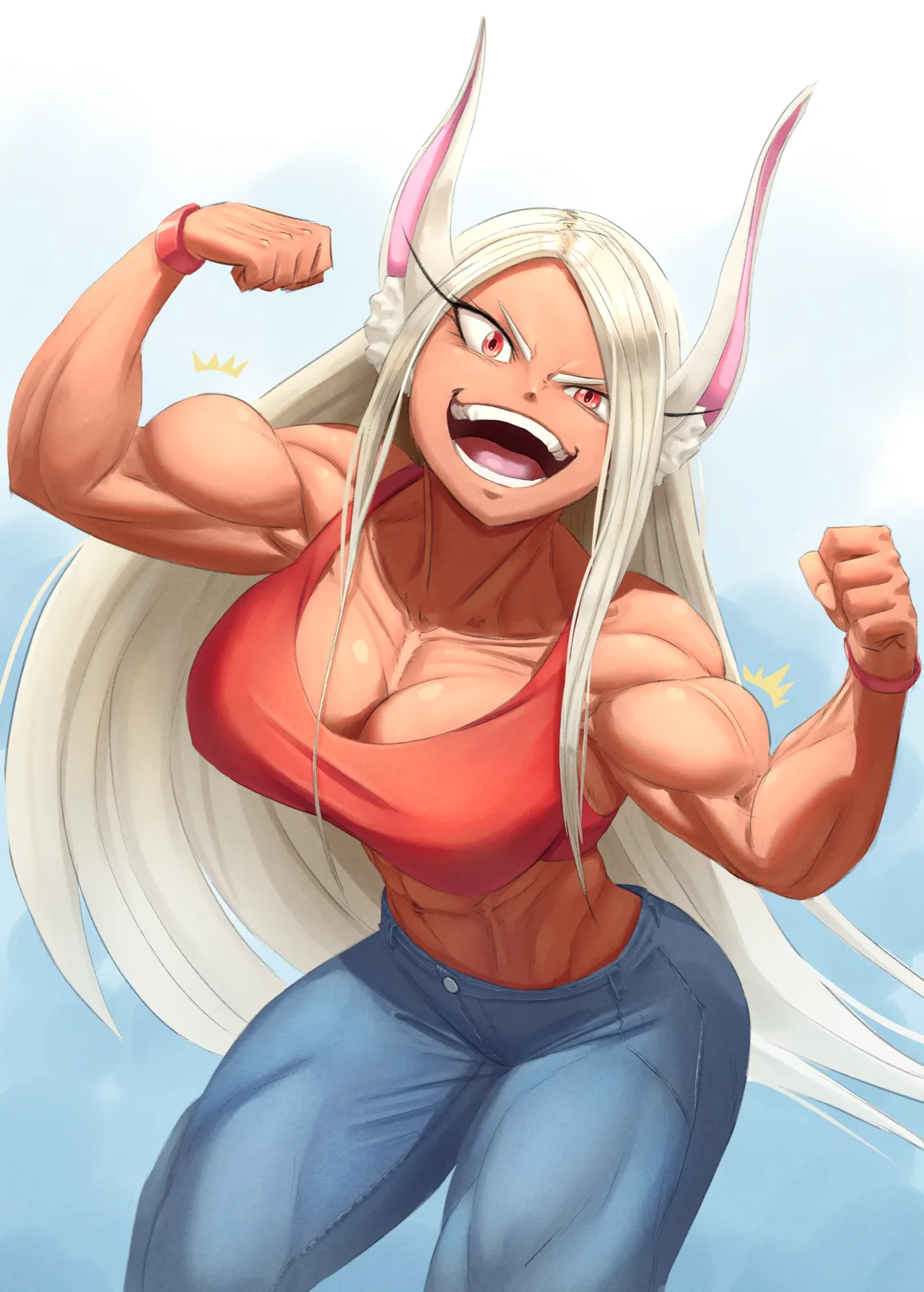 muscle girl art - page128