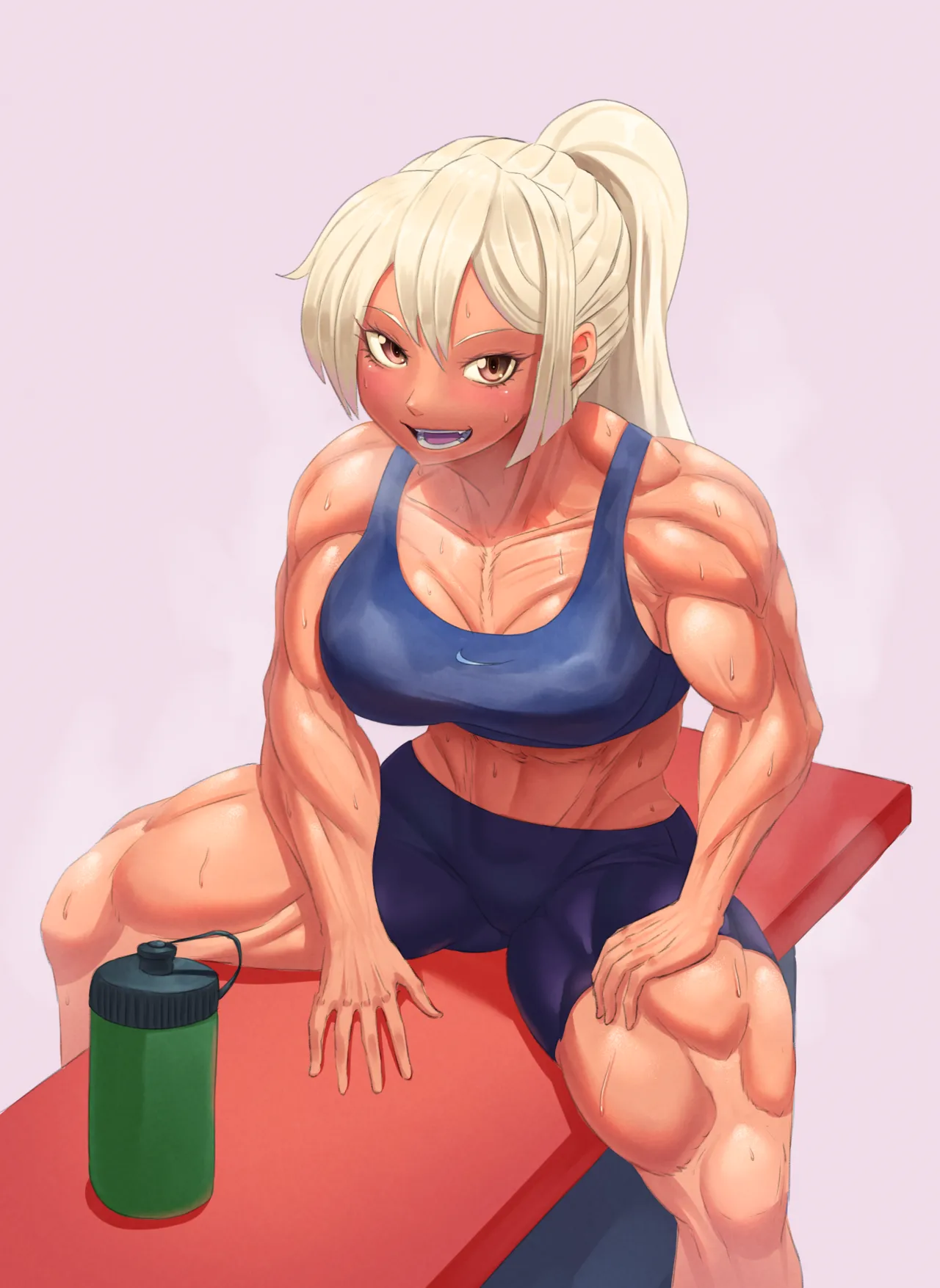muscle girl art - page130