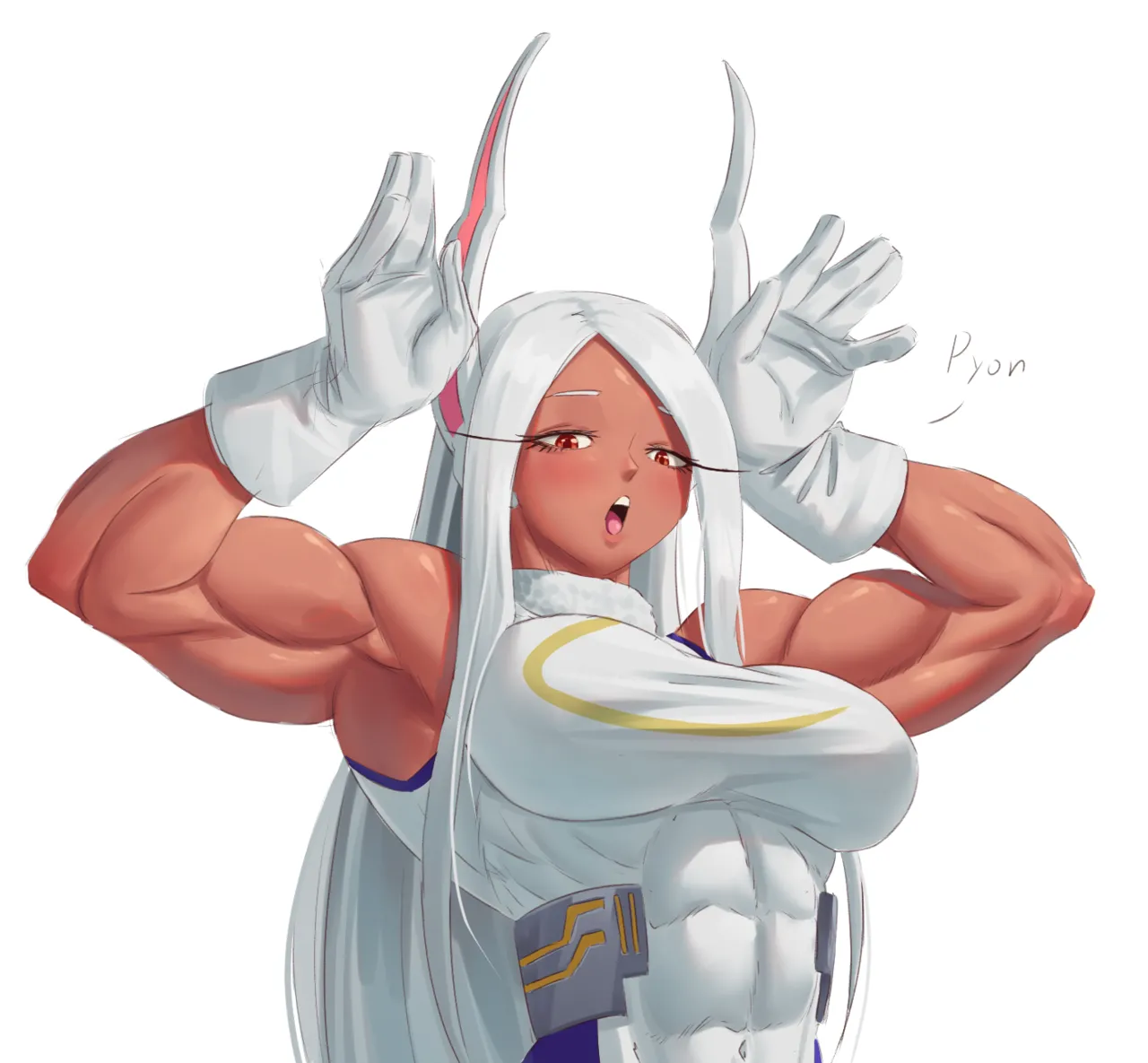 muscle girl art - page142