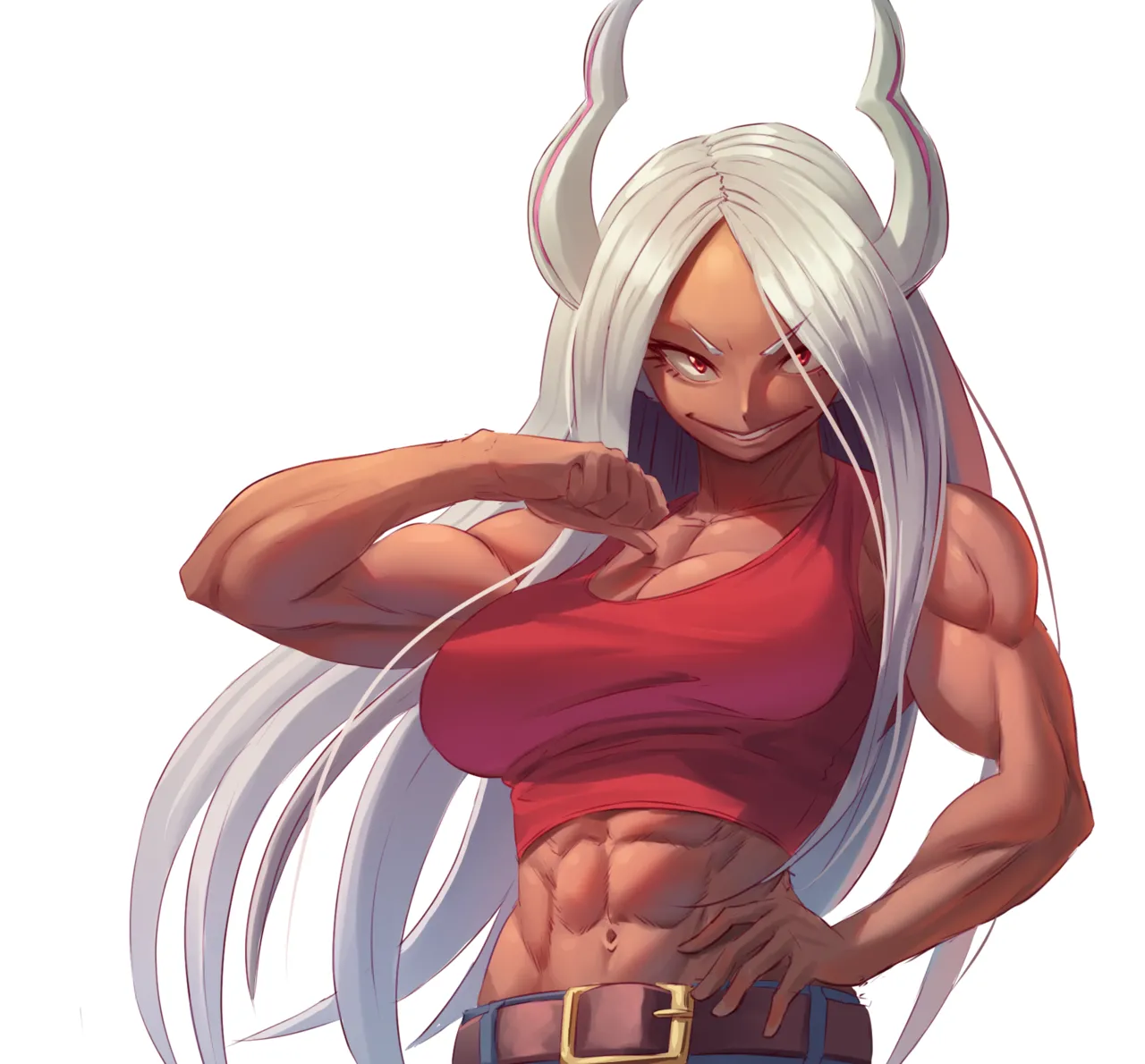 muscle girl art - page144