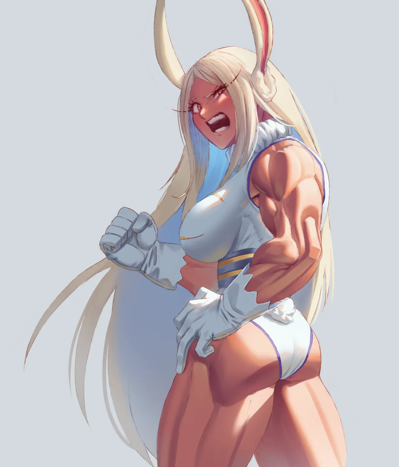 muscle girl art - page155