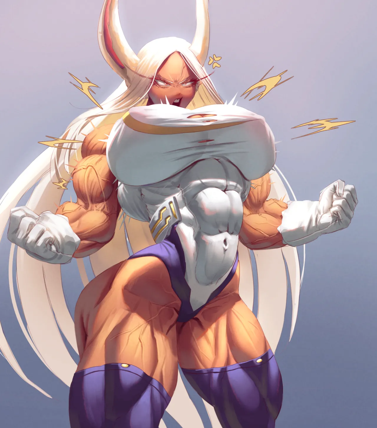 muscle girl art - page157