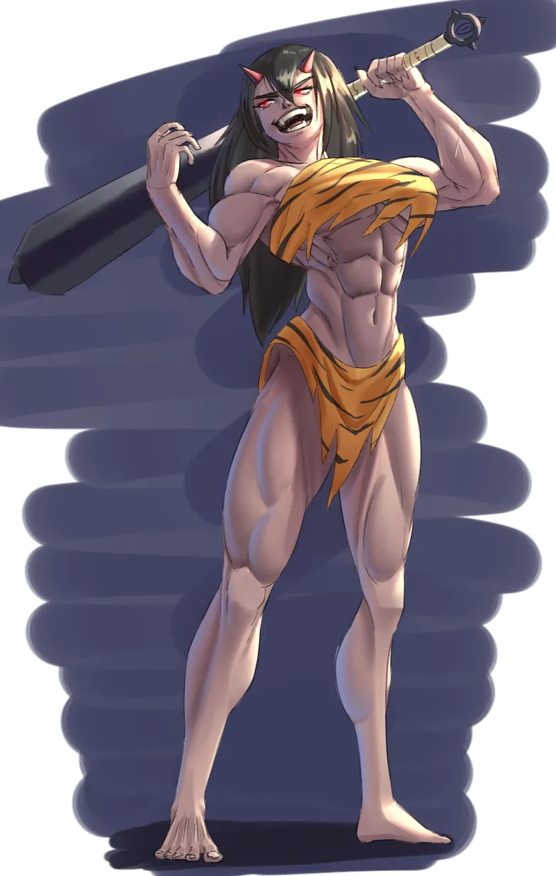 muscle girl art - page181
