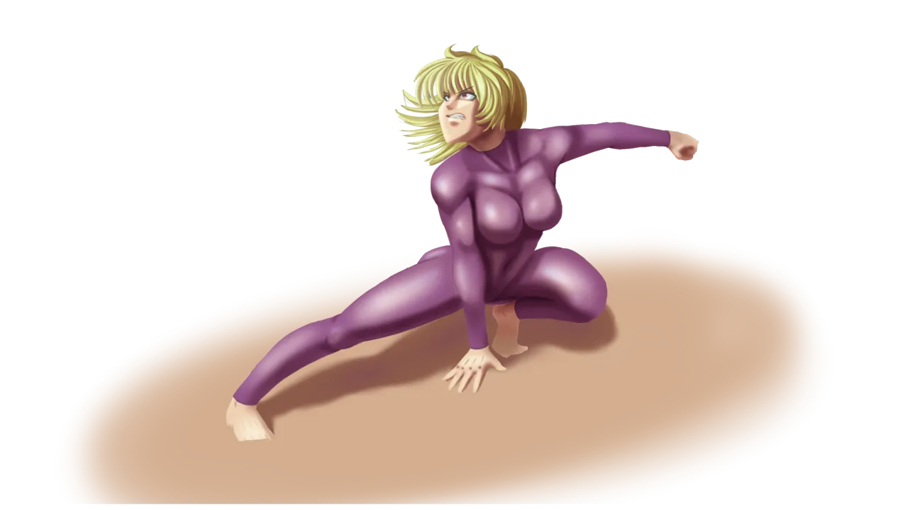 muscle girl art - page185