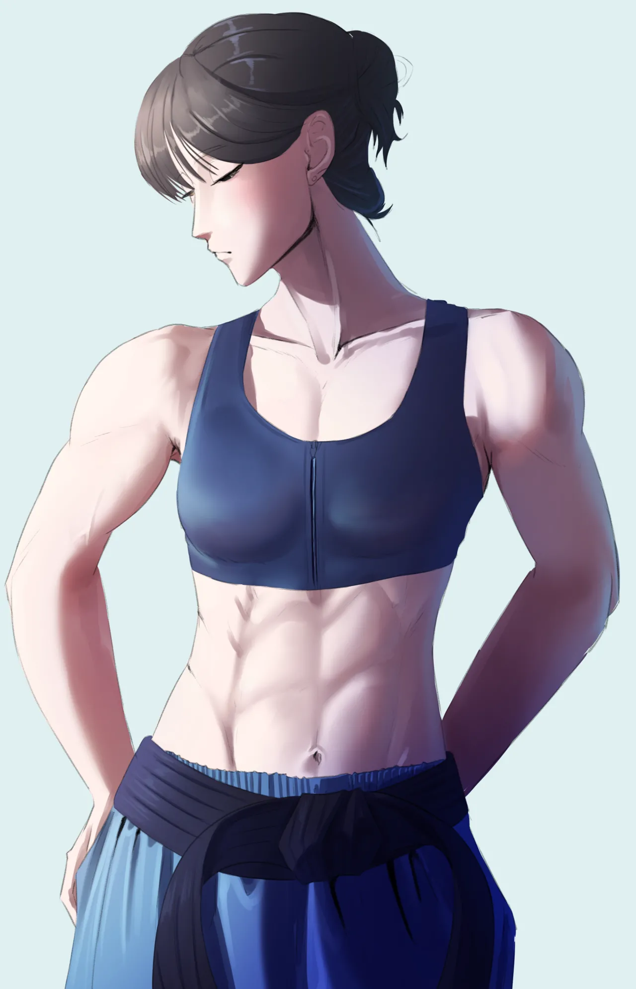 muscle girl art - page186