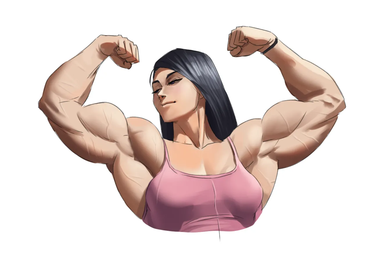 muscle girl art - page187