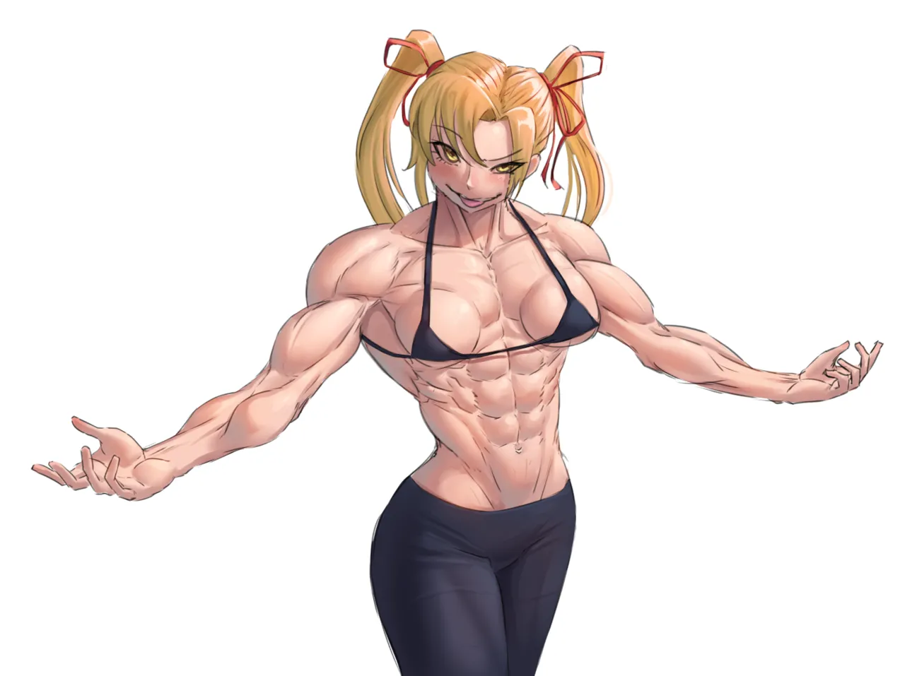 muscle girl art - page192