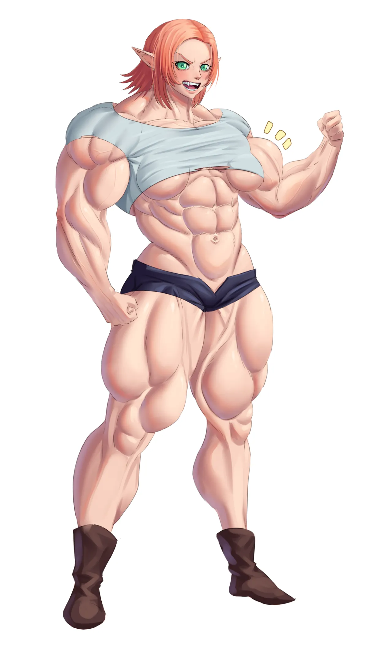 muscle girl art - page20