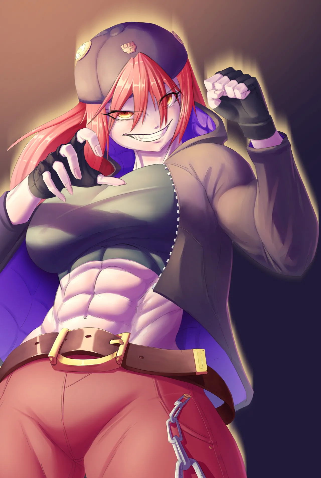 muscle girl art - page203