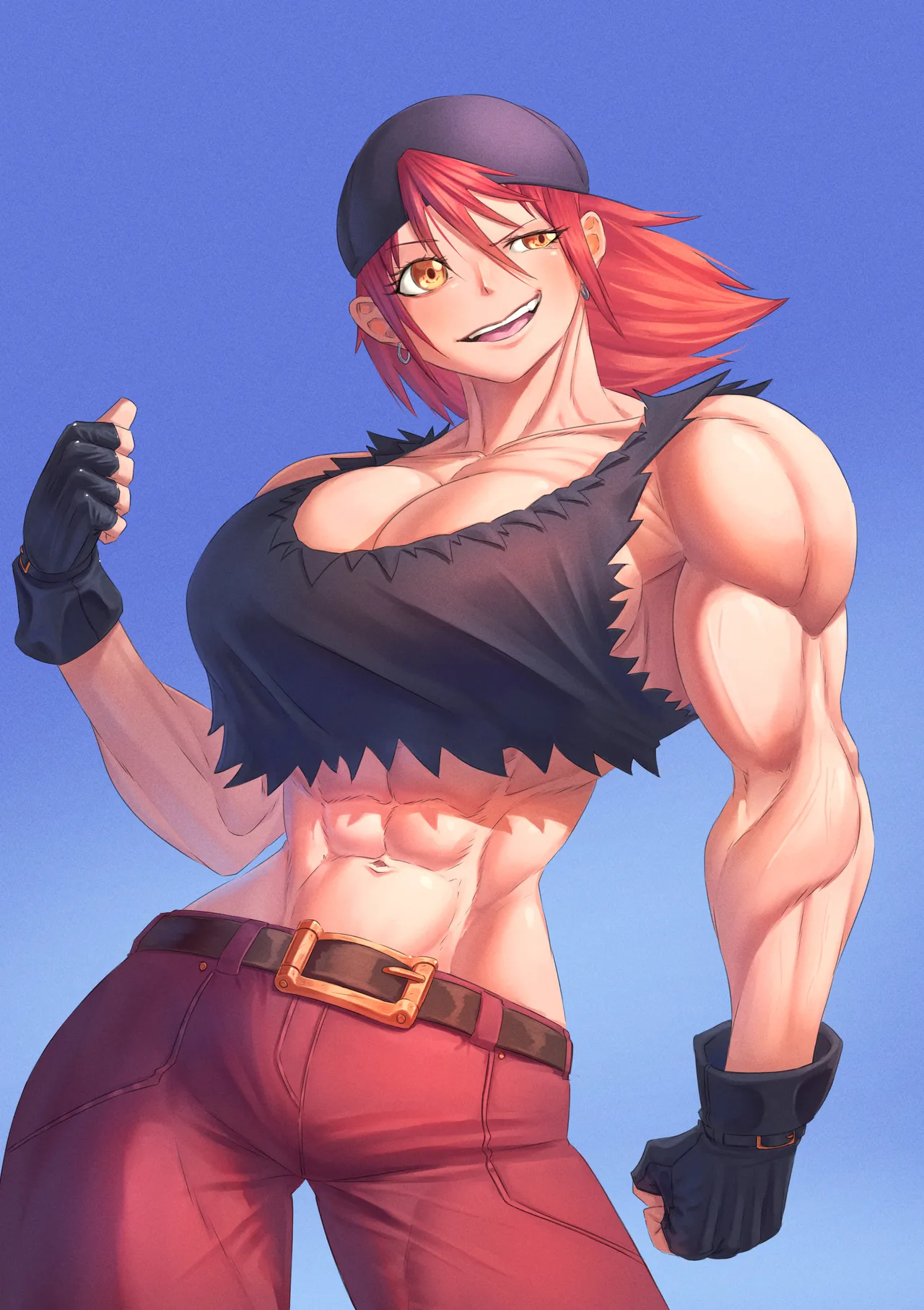 muscle girl art - page205