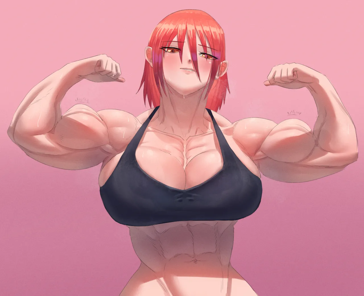 muscle girl art - page206