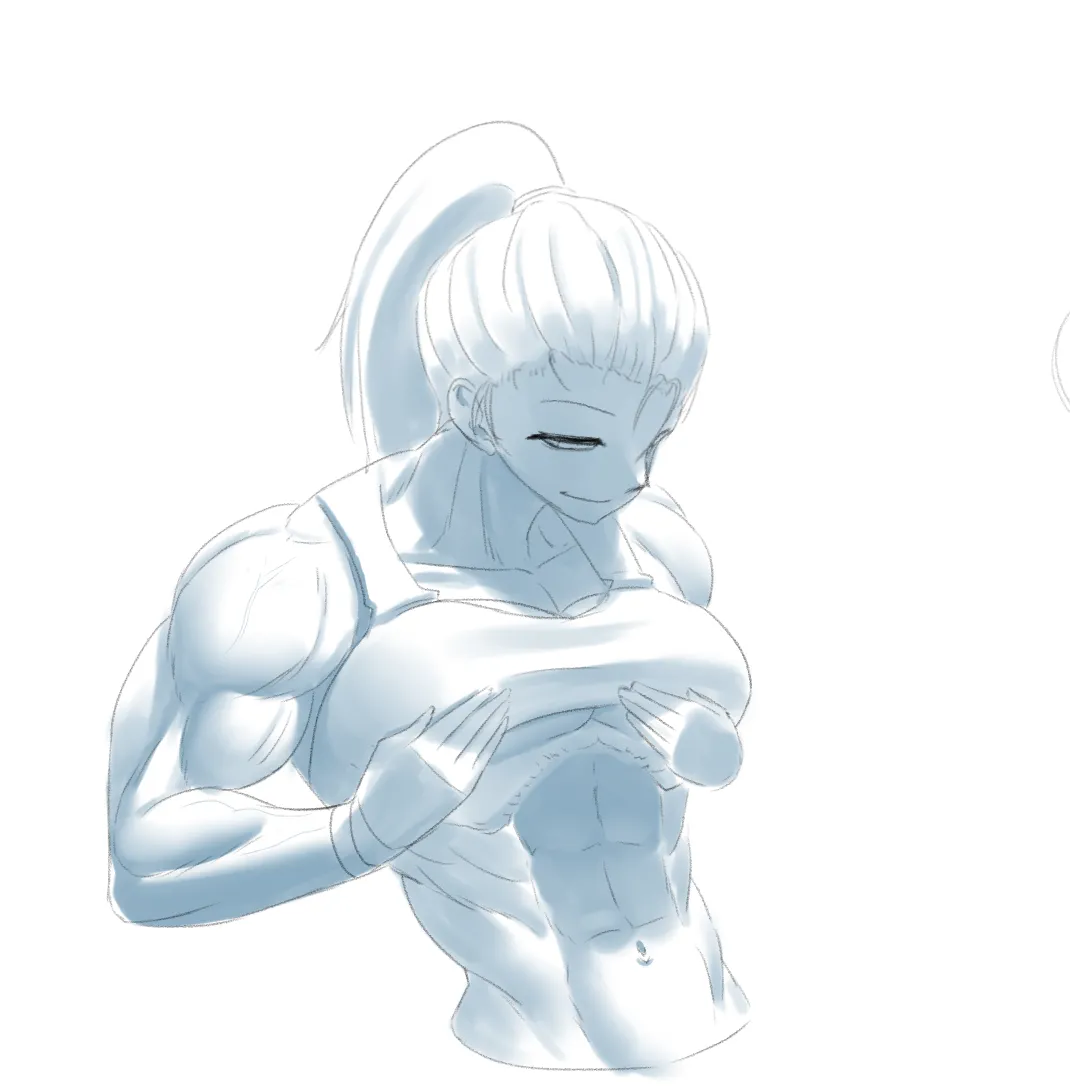 muscle girl art - page210