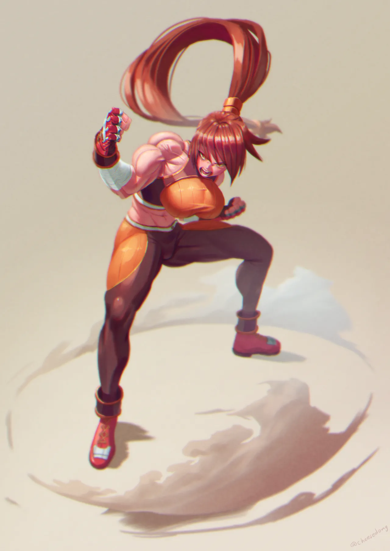 muscle girl art - page216