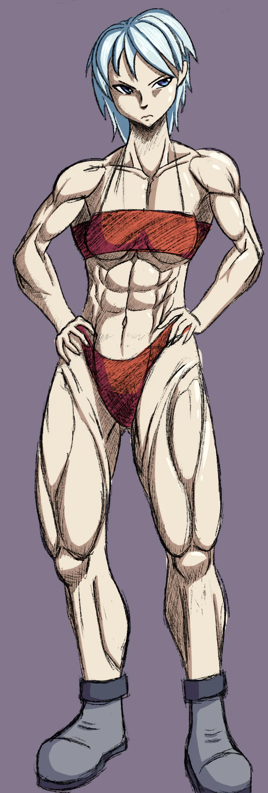 muscle girl art - page22
