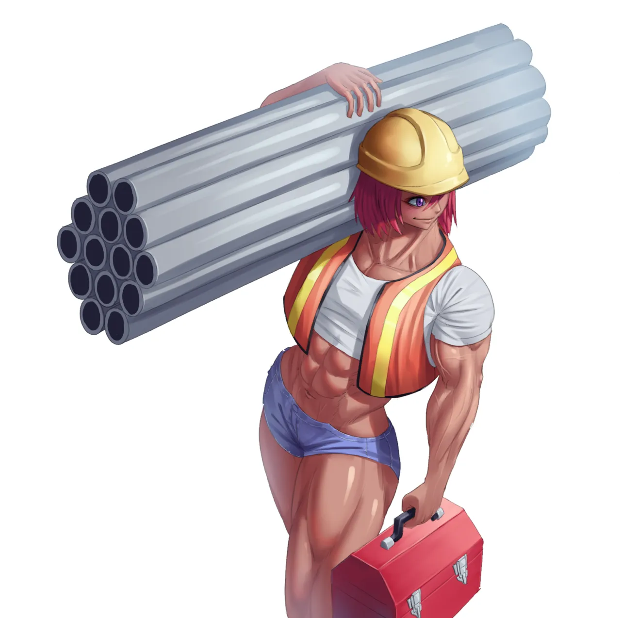 muscle girl art - page23