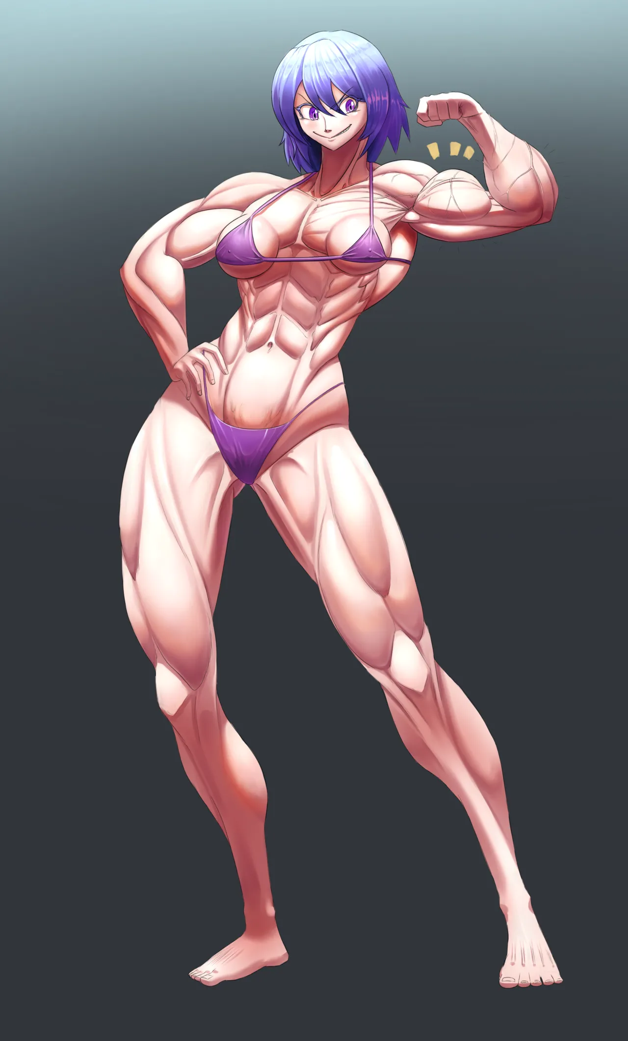 muscle girl art - page25